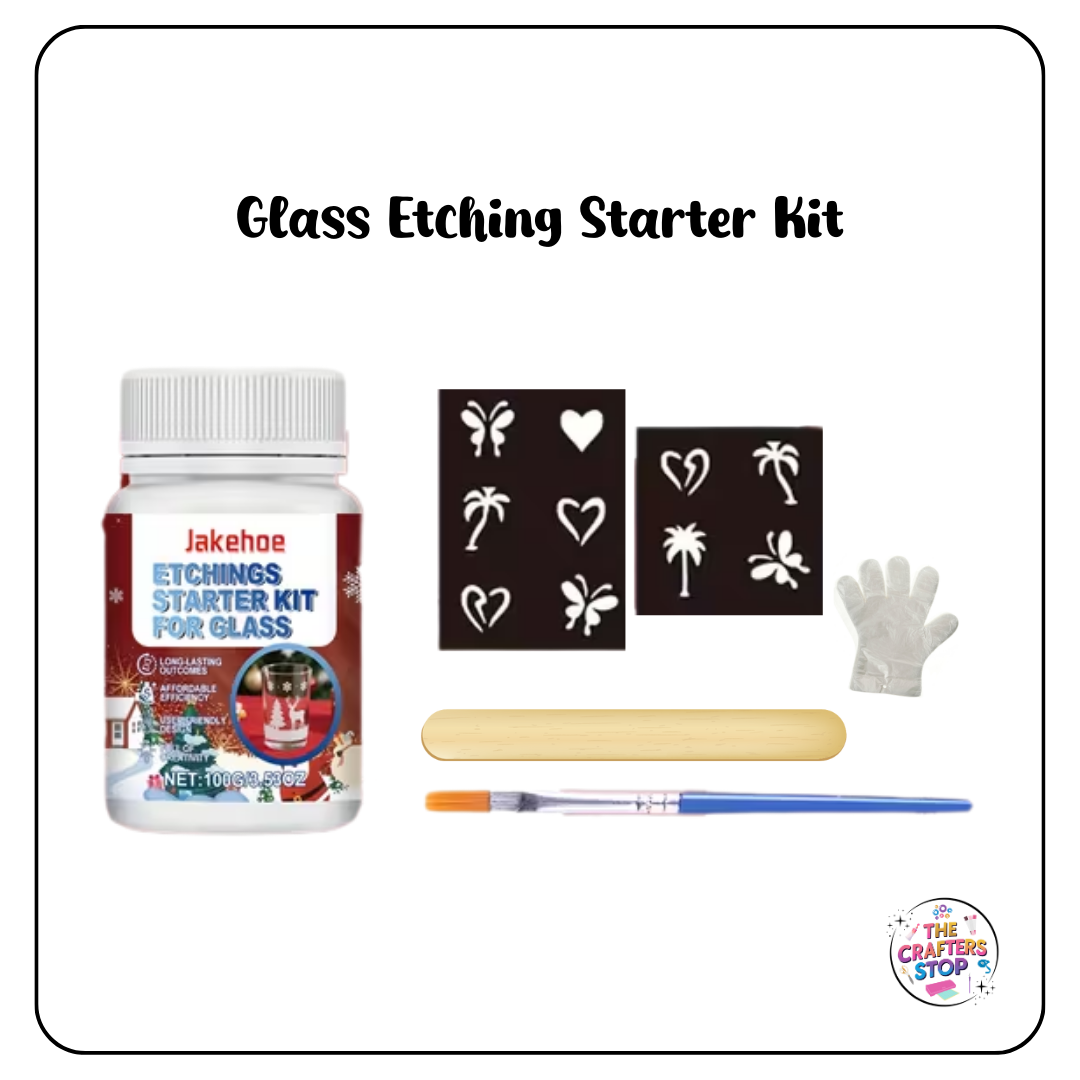 Glass Etching Starter Kit - 100ml