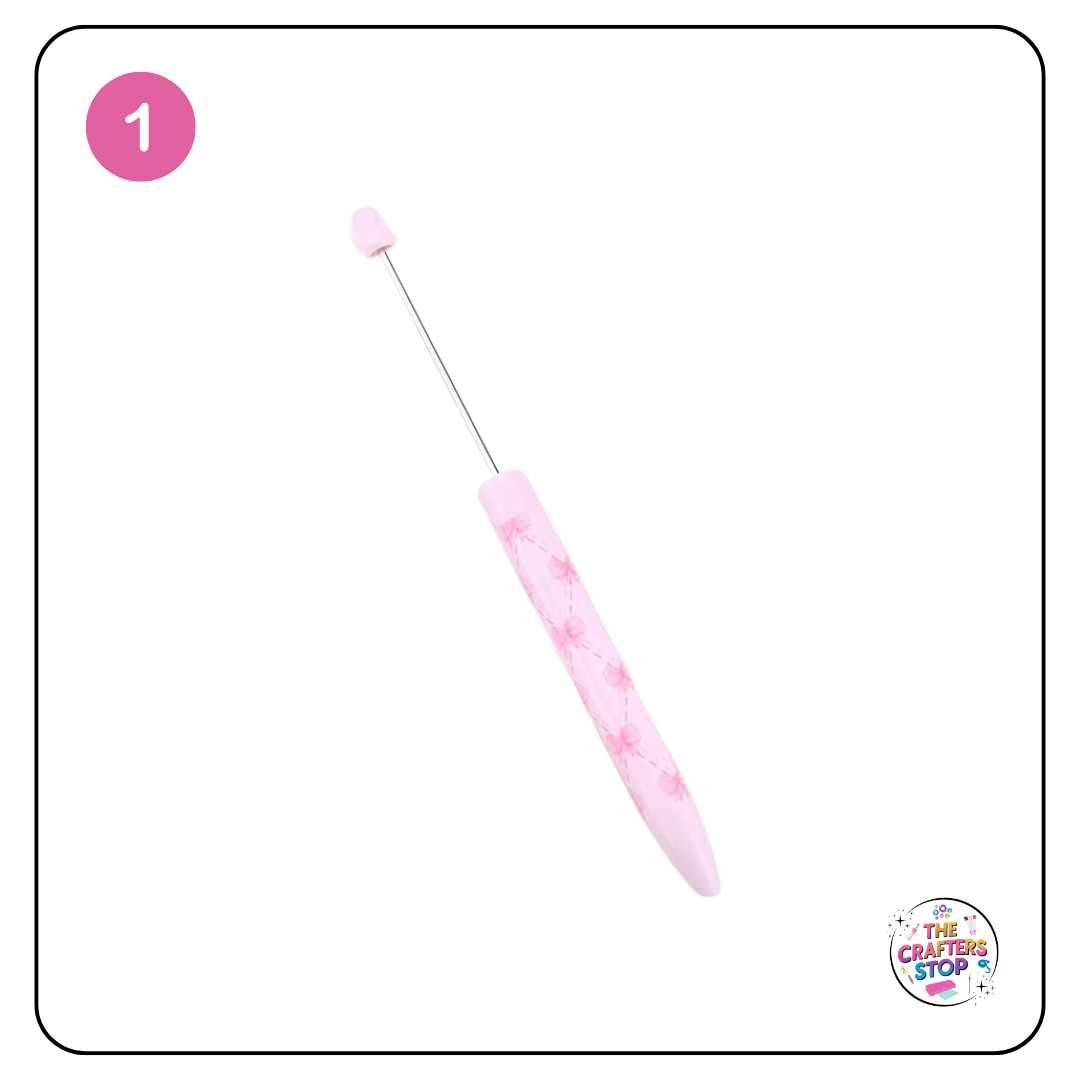 Pink Bow DIY Beadeable Pens
