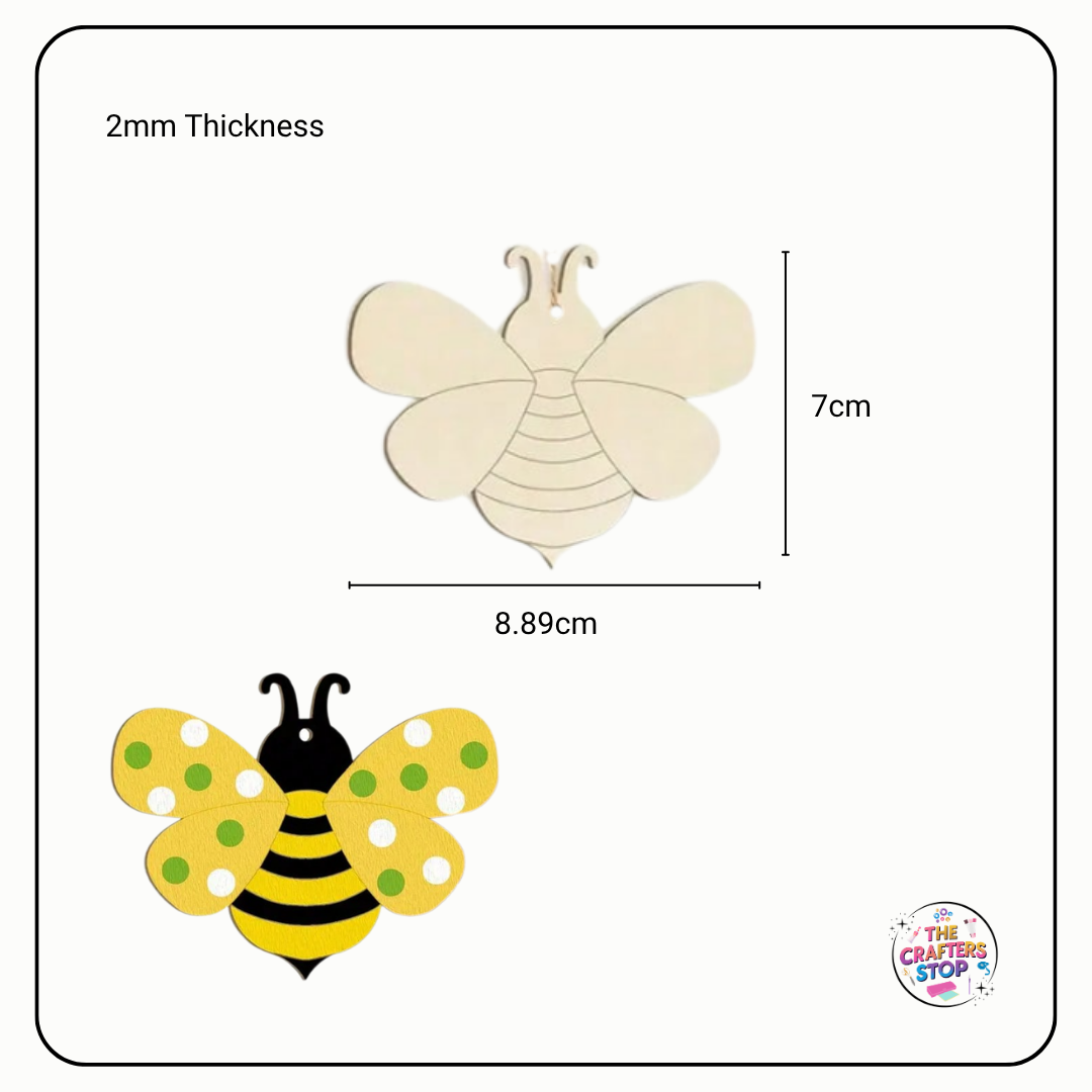 Wooden Bumble Bee Blank