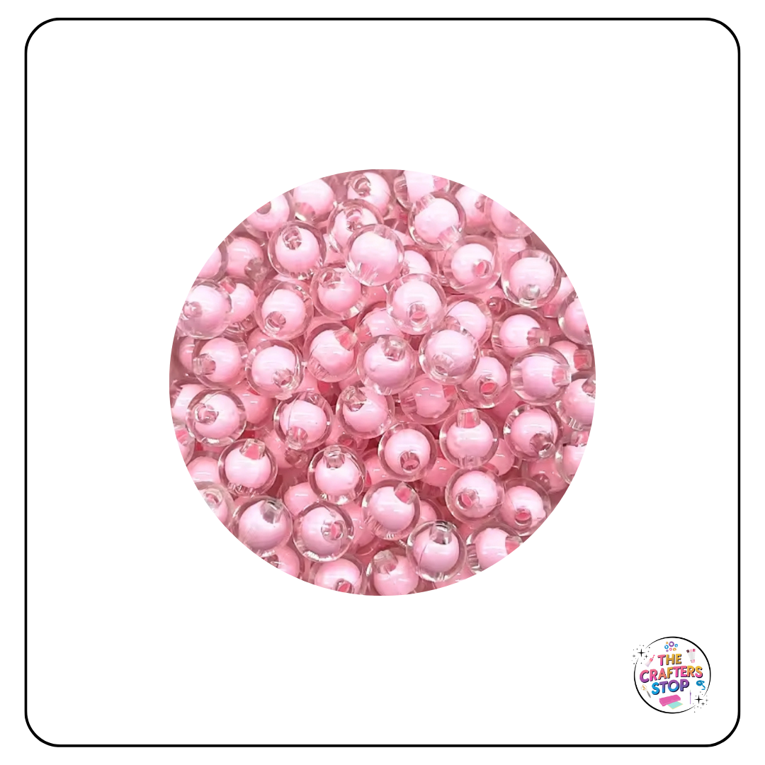 Acrylic Round Transparent Beads - 10mm