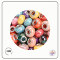 Large Hole Acrylic Decorative Beads - Mixed