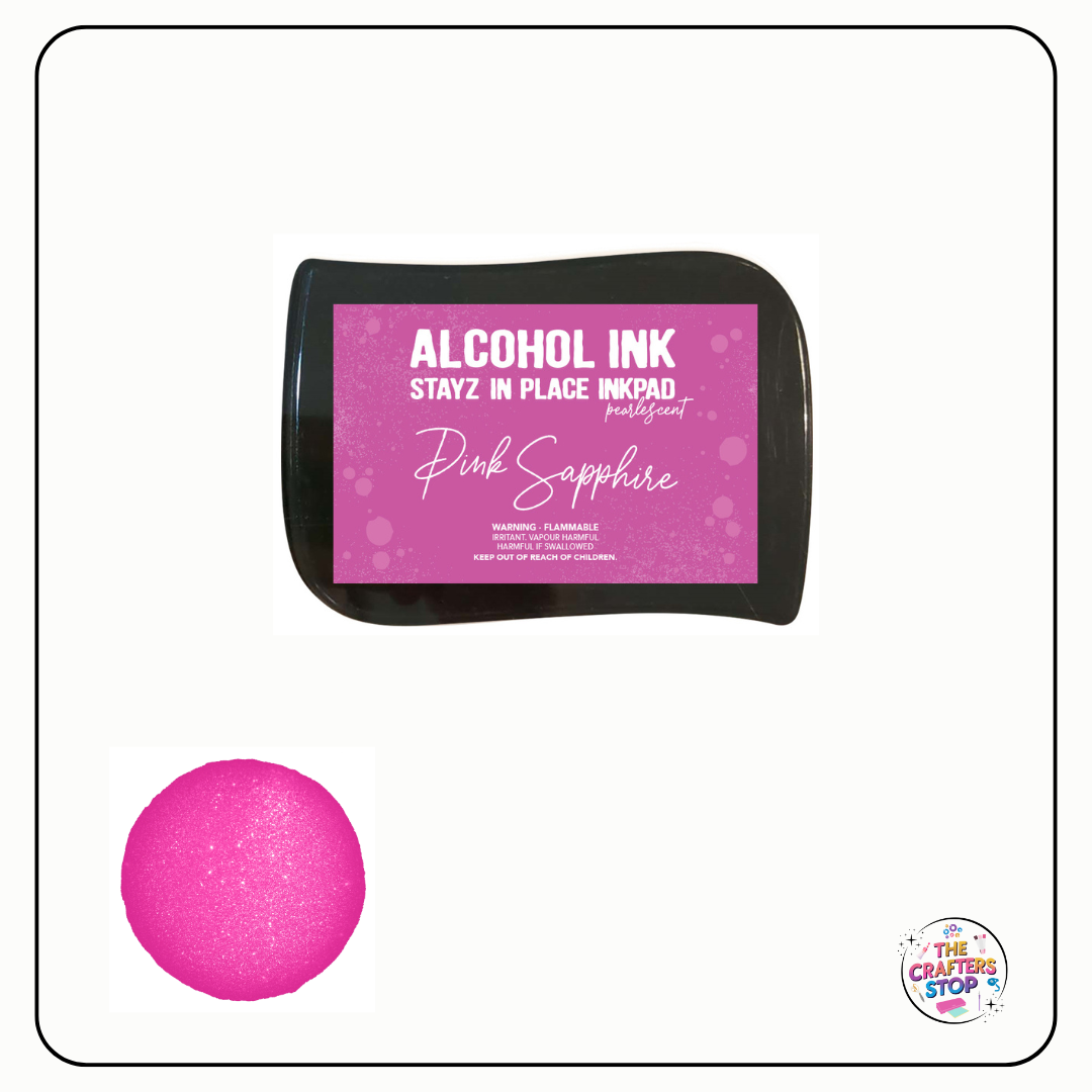 Couture Creations Pearlescent Alcohol Ink Stayz in Place Inkpad - Many Colours