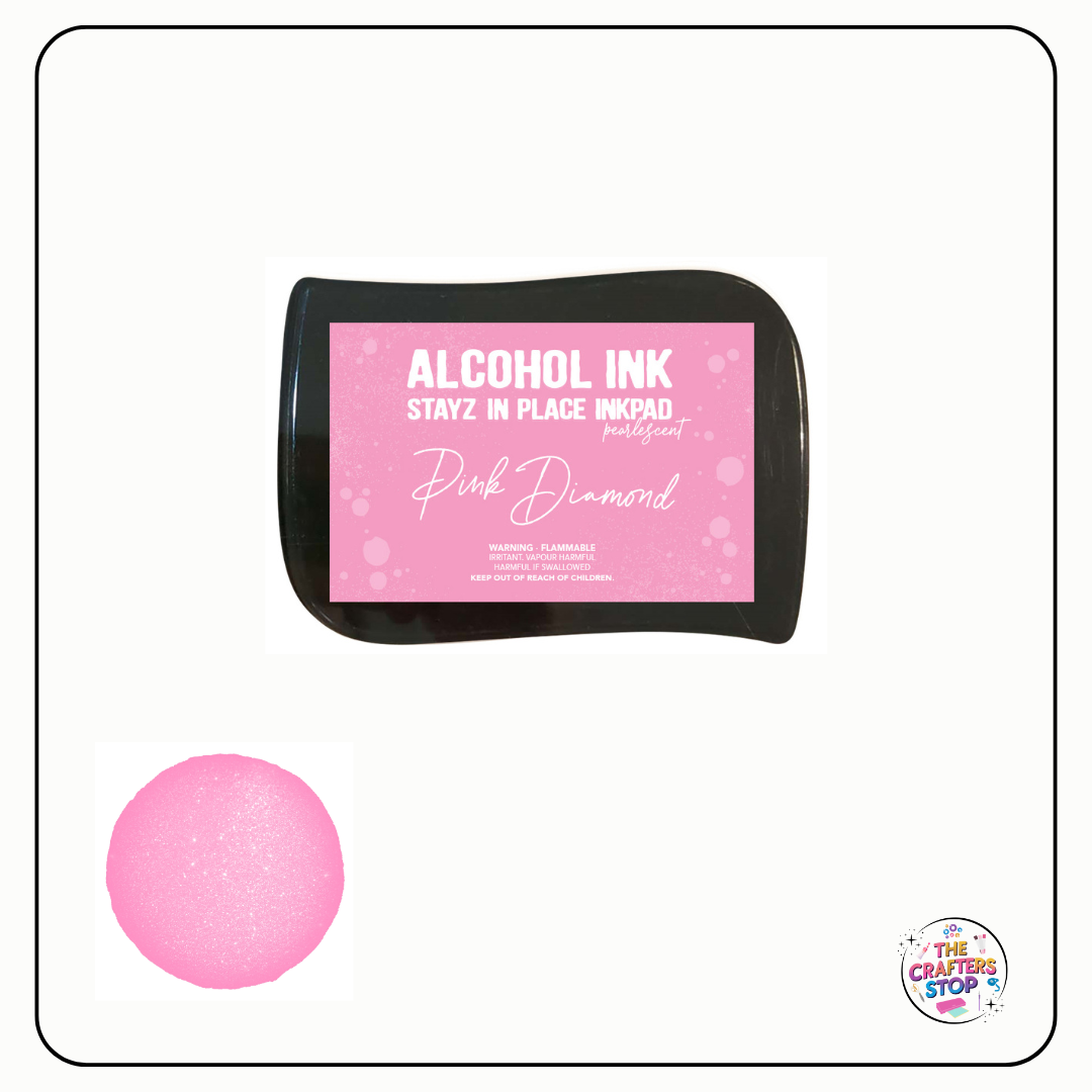 Couture Creations Pearlescent Alcohol Ink Stayz in Place Inkpad - Many Colours