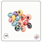 Large Hole Acrylic Decorative Beads - Mixed