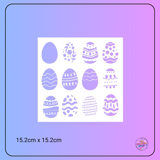 Easter Egg Themed Stencil