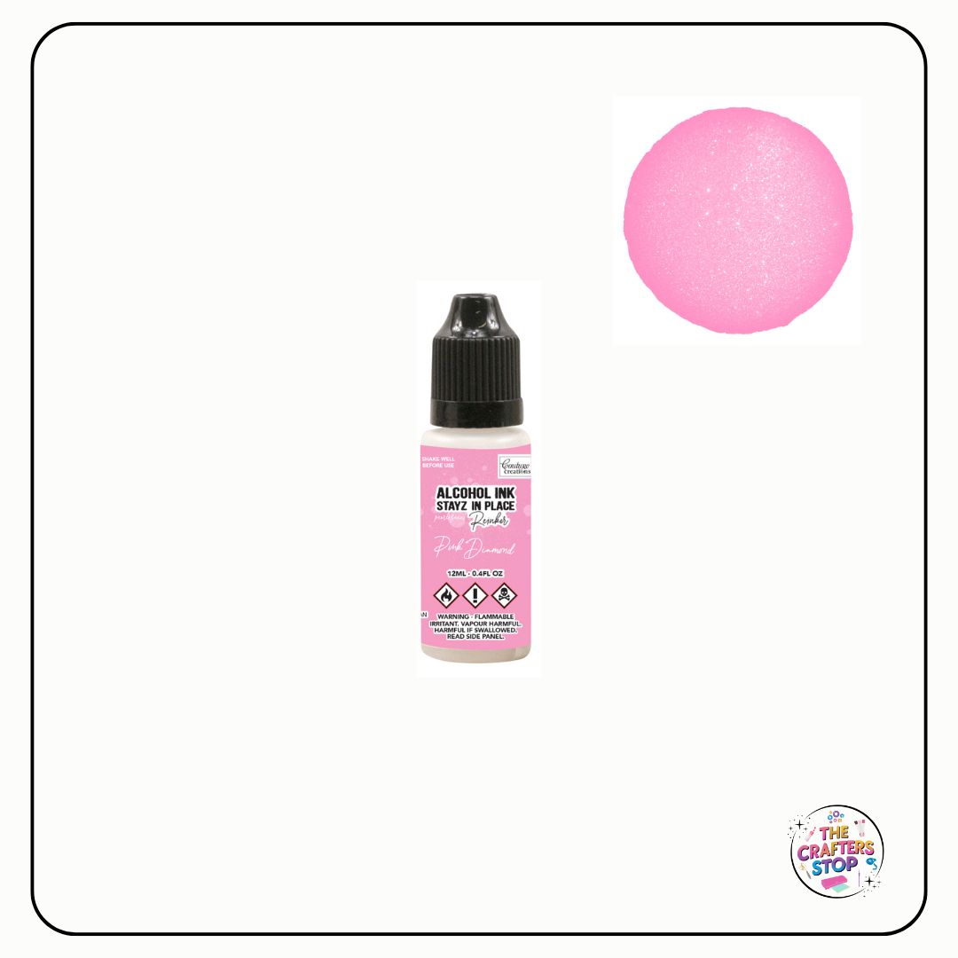 CC Pearlescent Alcohol Ink Stayz in Place Reinker (Refill) - Many Colours