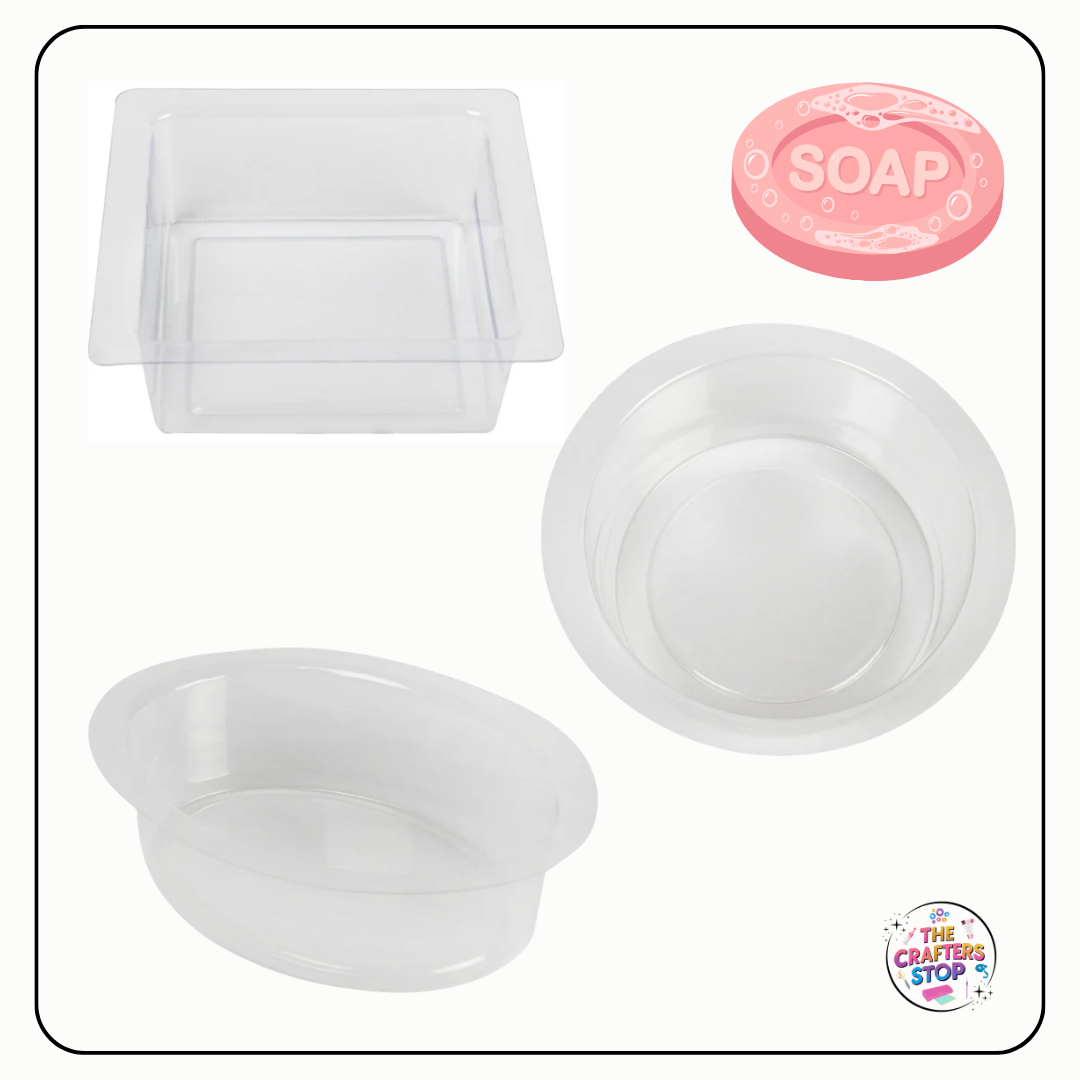 3 Pack of Soap Moulds (3 Different Shapes)