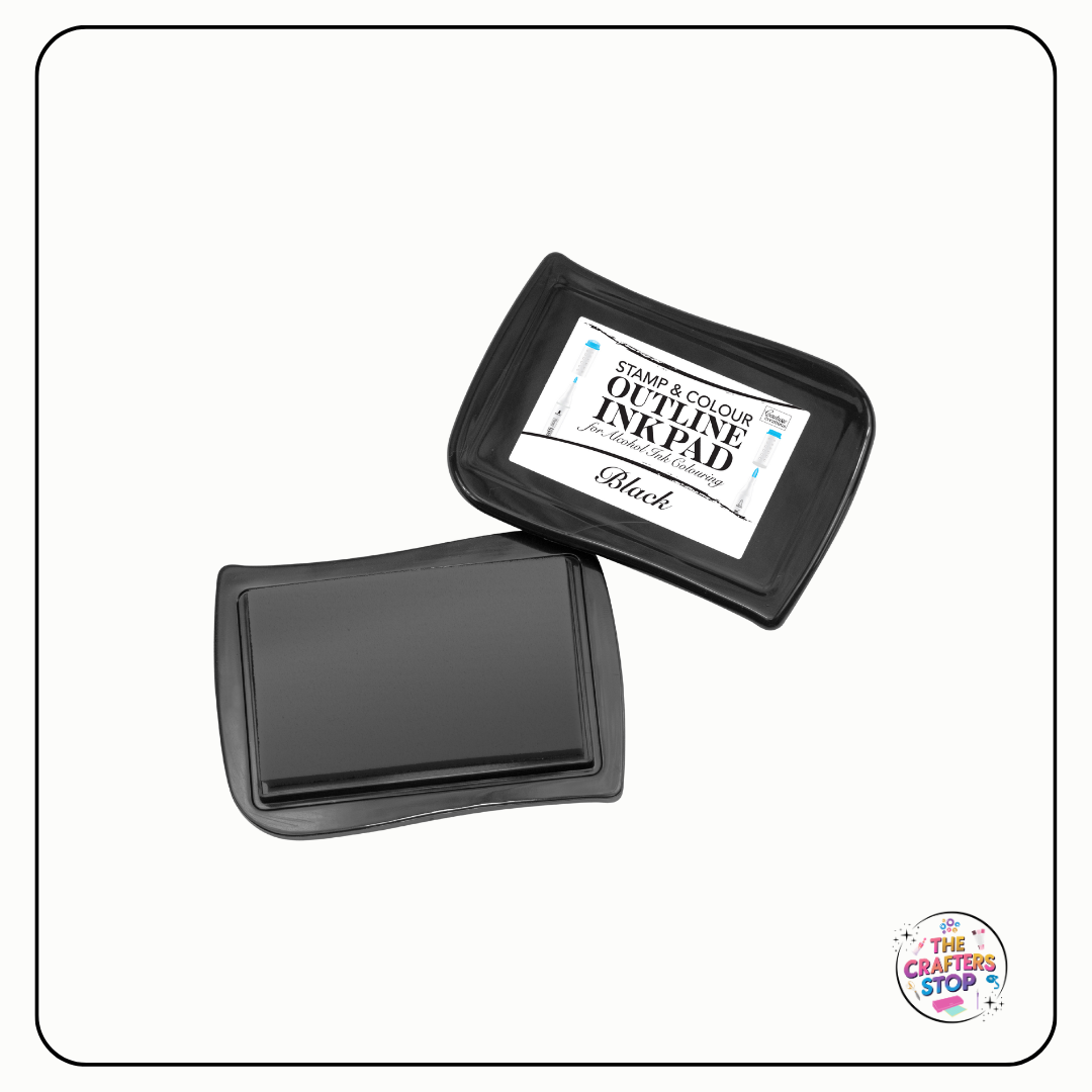 Black - Stamp and Colour Outline Ink Pad