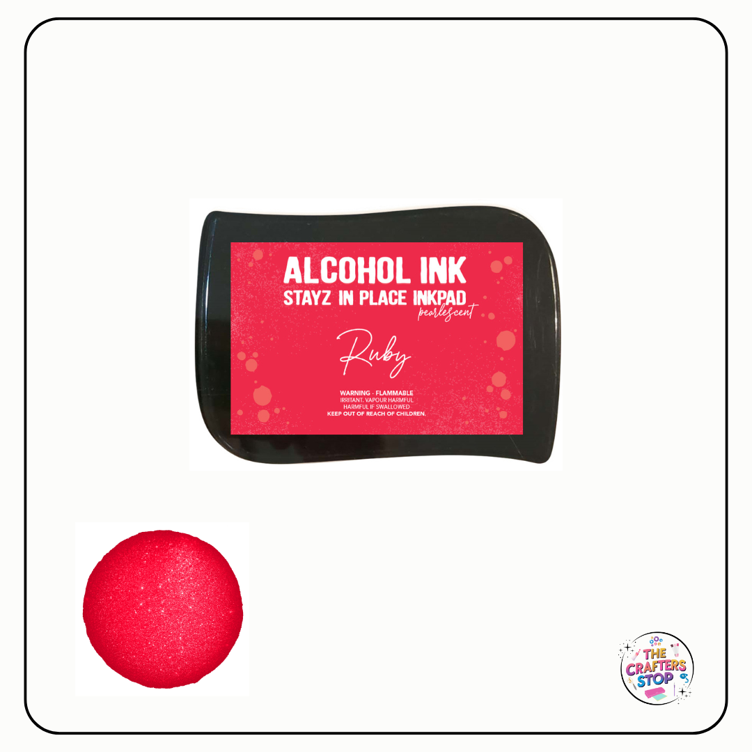 Couture Creations Pearlescent Alcohol Ink Stayz in Place Inkpad - Many Colours