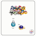 Round Gem Charms