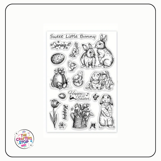 Easter Bunny Stamp Sheet