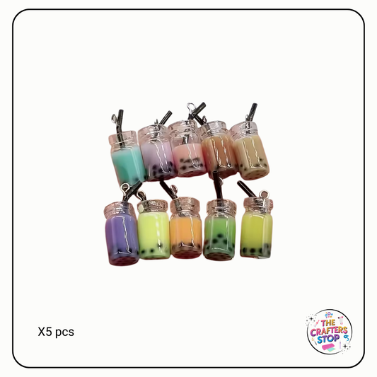 Resin Drink (Milk Tea) Charms