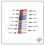 Metallic Decorative Sparkle DIY Beadeable Pens