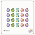 Easter Egg Scrapbooking Stickers