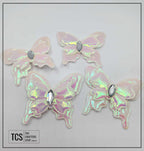 Fabric Iridescent 3D Butterfly (X4 Pack) 3 Colours