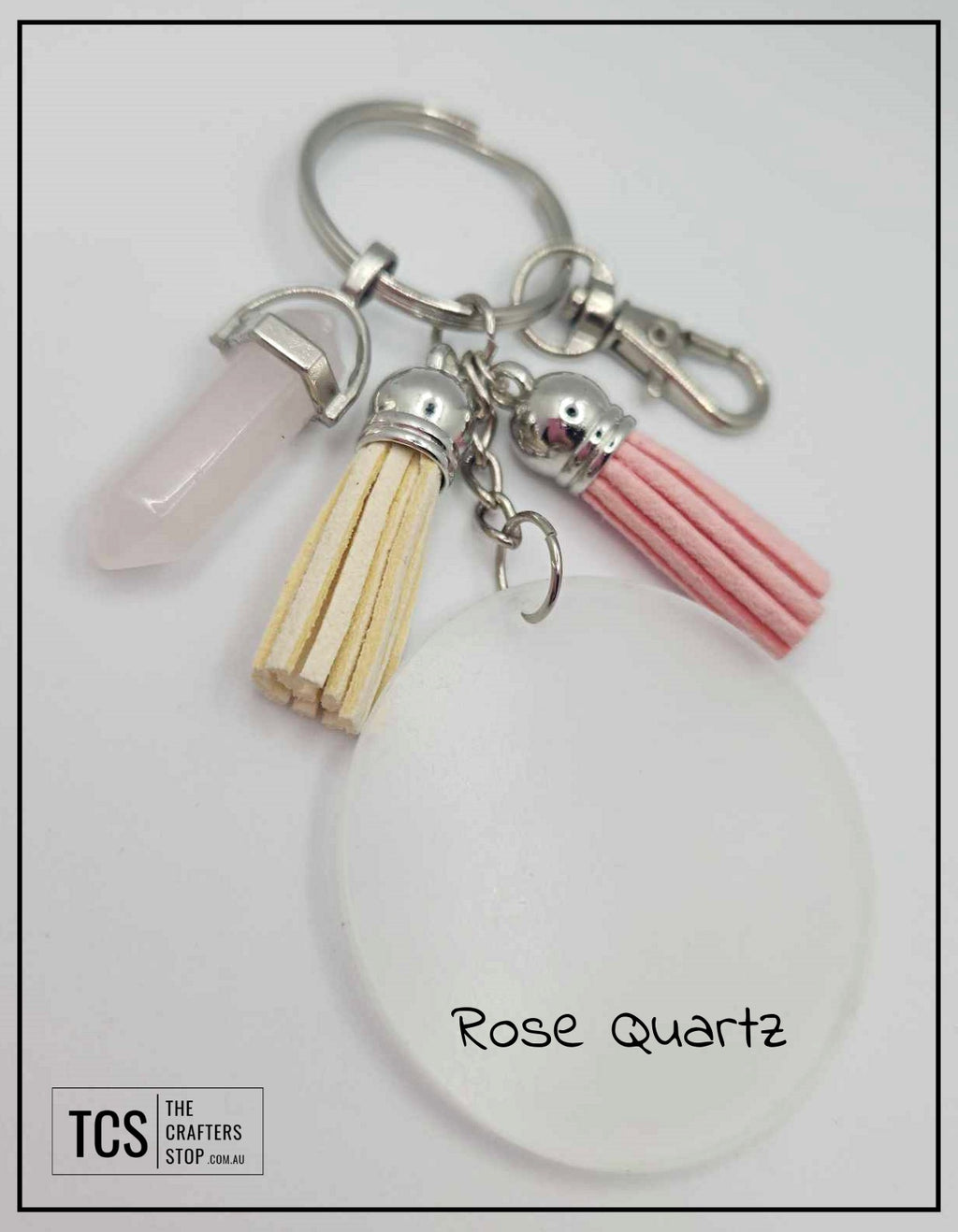 Crystal DT Keyring with Acrylic Blank