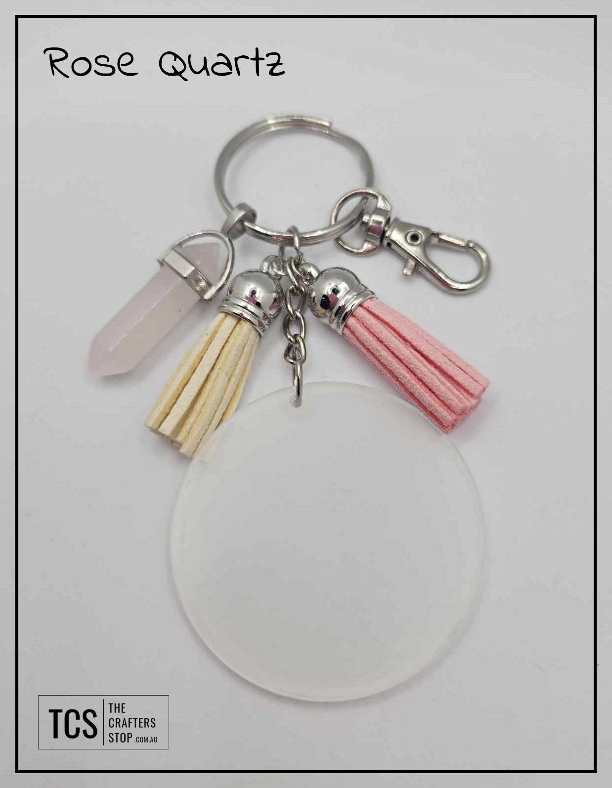 Crystal DT Keyring with Acrylic Blank