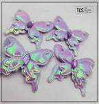 Fabric Iridescent 3D Butterfly (X4 Pack) 3 Colours