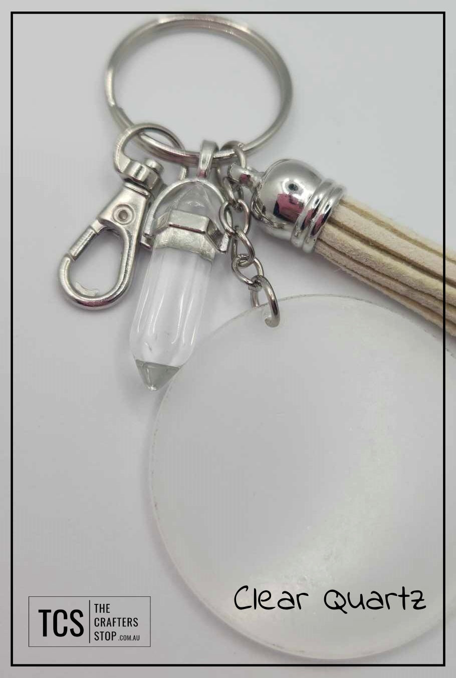 Crystal DT Keyring with Acrylic Blank