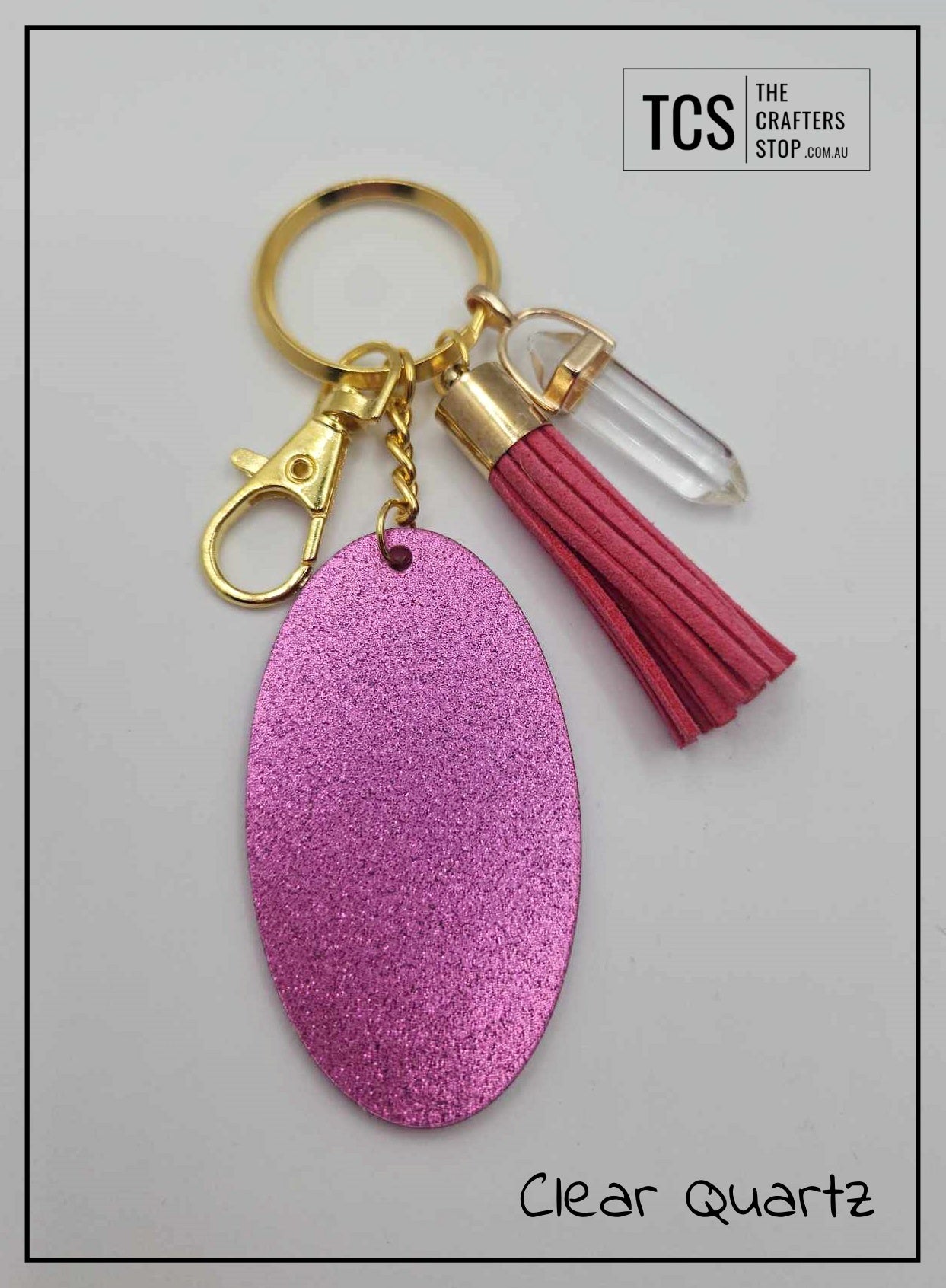 Crystal DT Keyring with Acrylic Blank