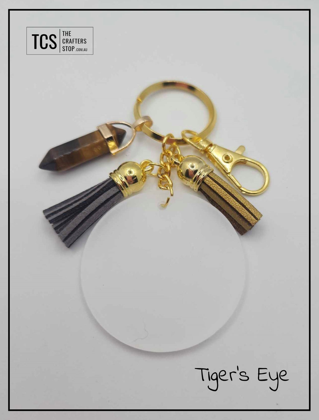 Crystal DT Keyring with Acrylic Blank