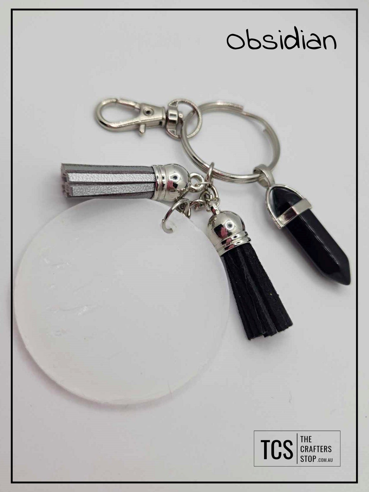 Crystal DT Keyring with Acrylic Blank