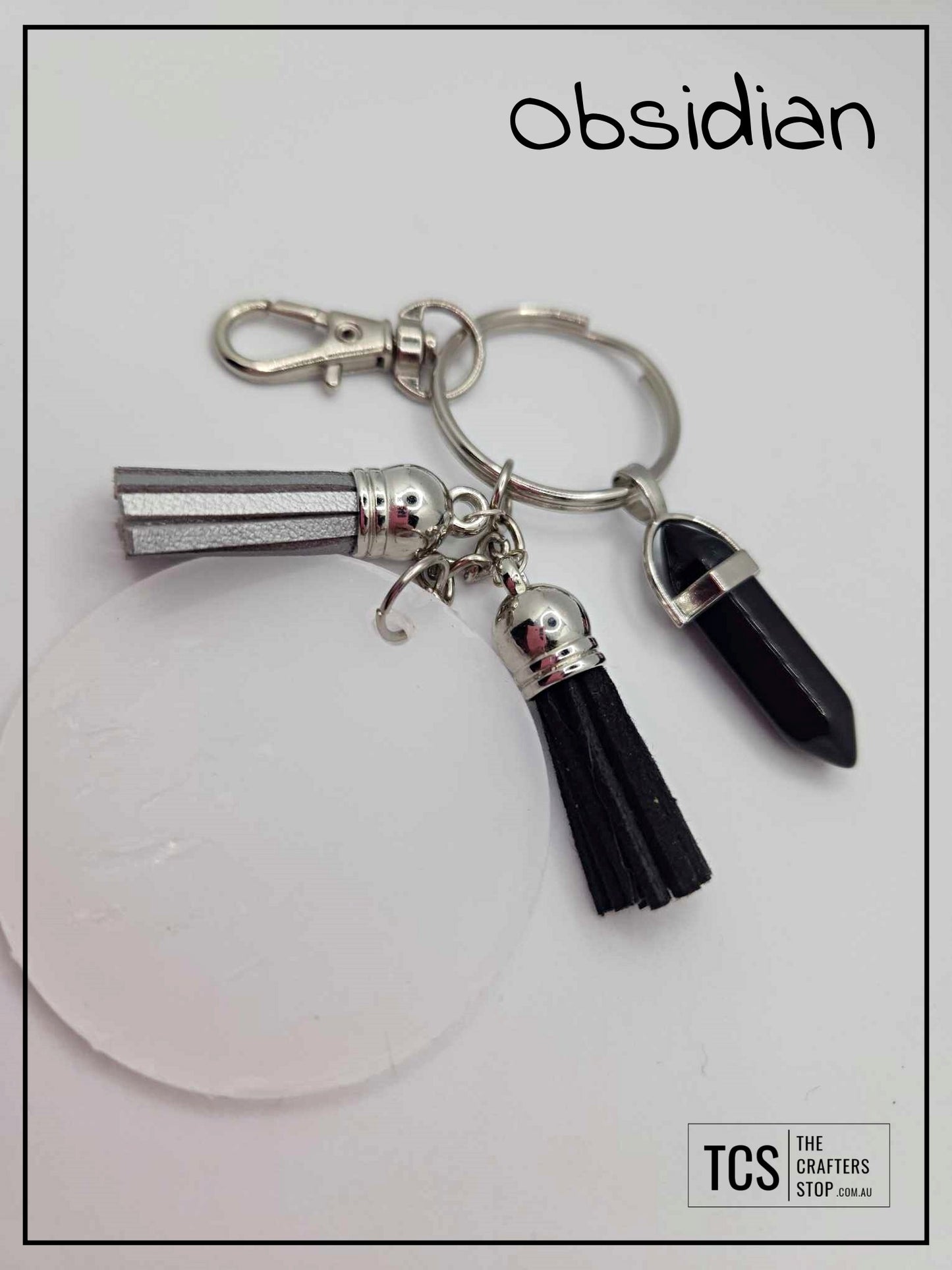 Crystal DT Keyring with Acrylic Blank