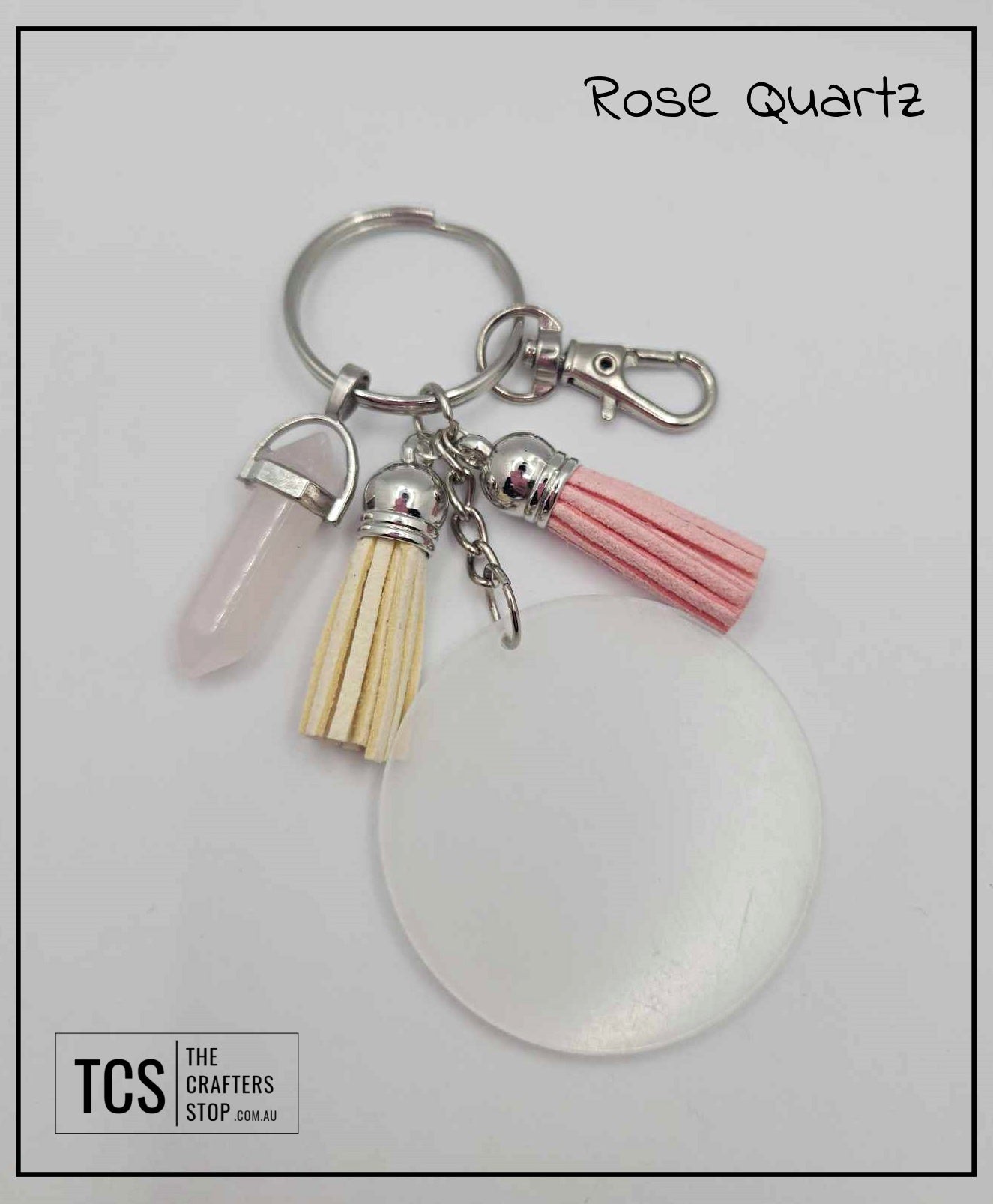 Crystal DT Keyring with Acrylic Blank