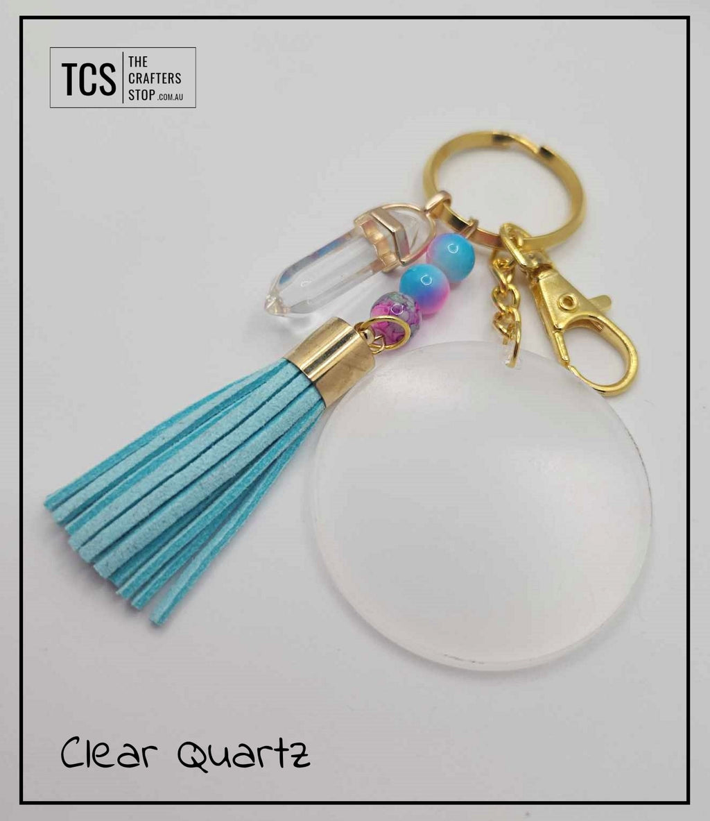 Crystal DT Keyring with Acrylic Blank