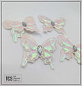 Fabric Iridescent 3D Butterfly (X4 Pack) 3 Colours