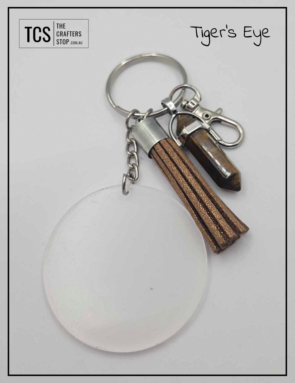 Crystal DT Keyring with Acrylic Blank