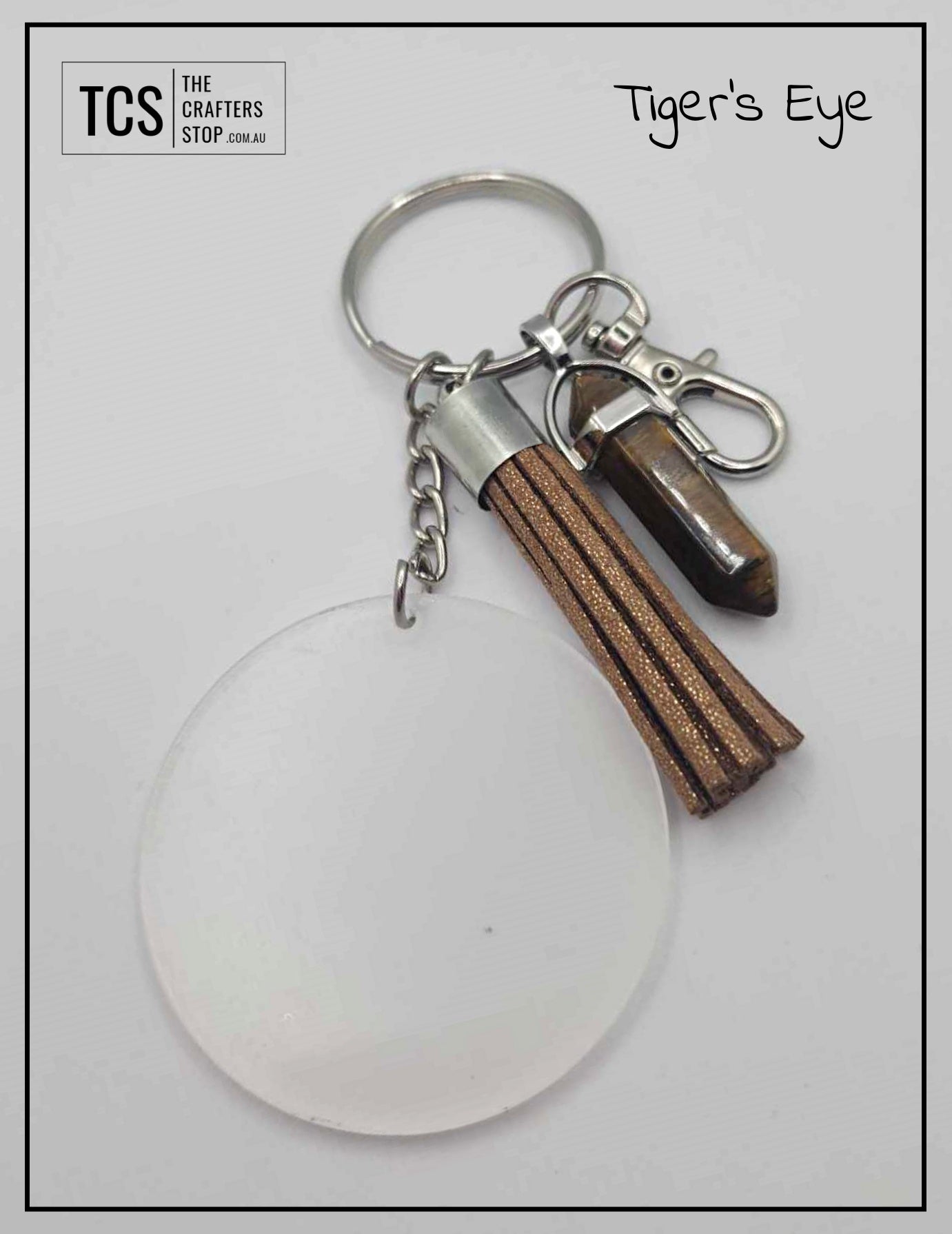 Crystal DT Keyring with Acrylic Blank