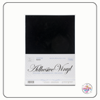 A4 Adhesive Vinyl - Black (10 Sheets)