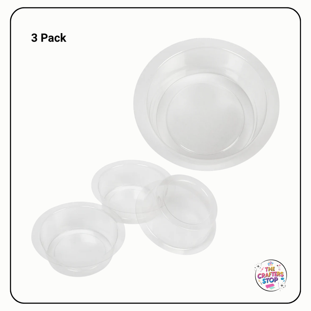 3 Pack of Soap Moulds (3 Different Shapes)