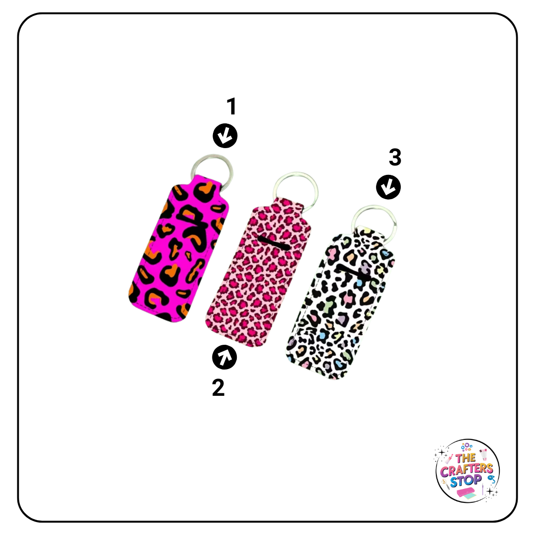 Animal Print Themed Chapstick/Lipbalm Holders