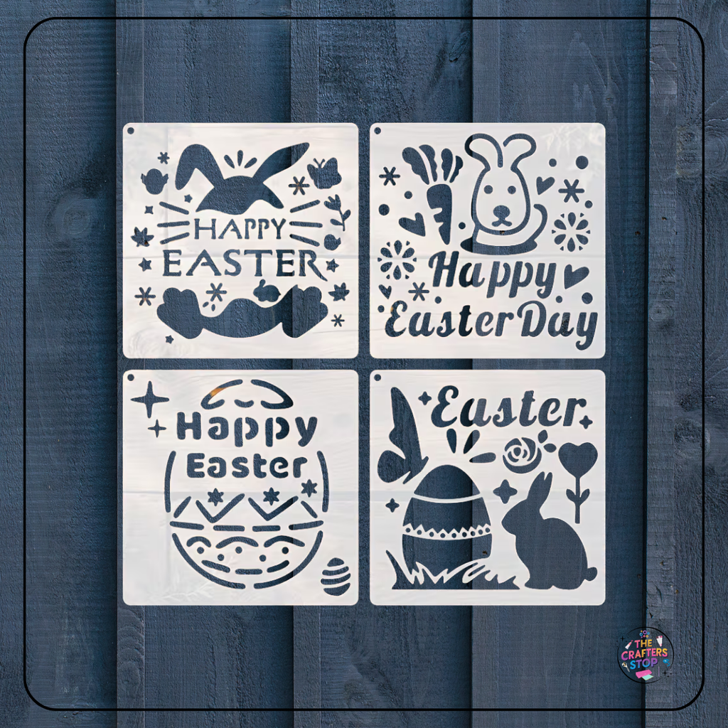Cute Easter Themed Stencils