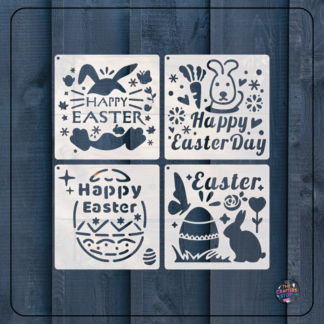 Cute Easter Themed Stencils