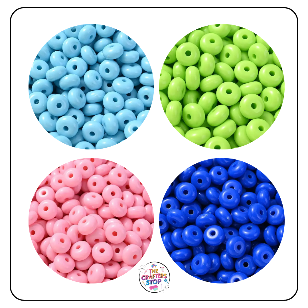 Acrylic Abacus Style Beads