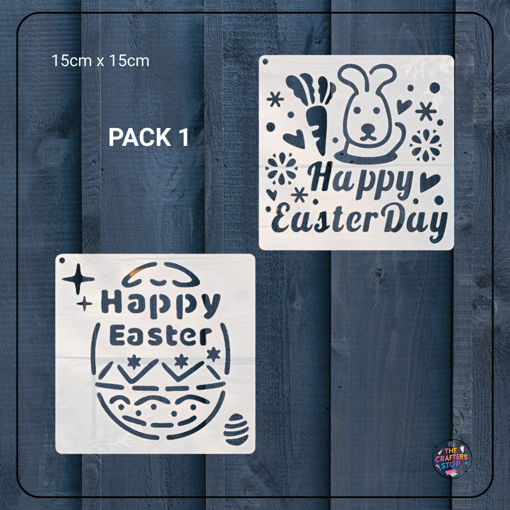 Cute Easter Themed Stencils