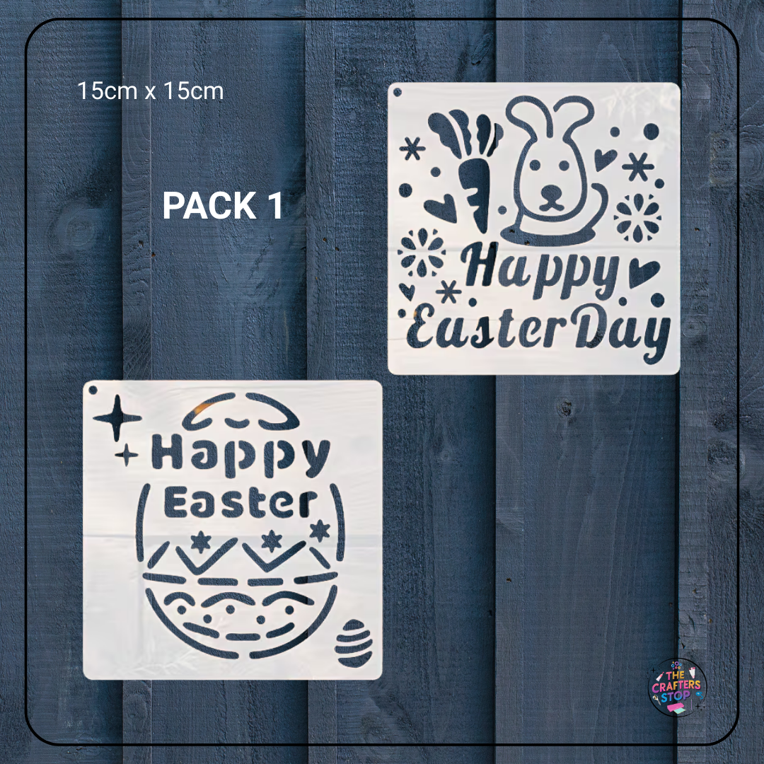 Cute Easter Themed Stencils