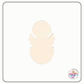 Wooden Easter Chick Shape