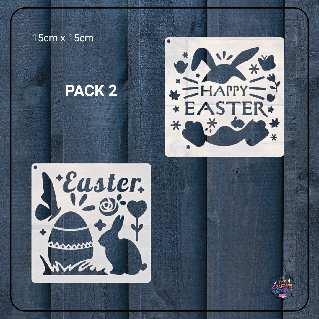 Cute Easter Themed Stencils