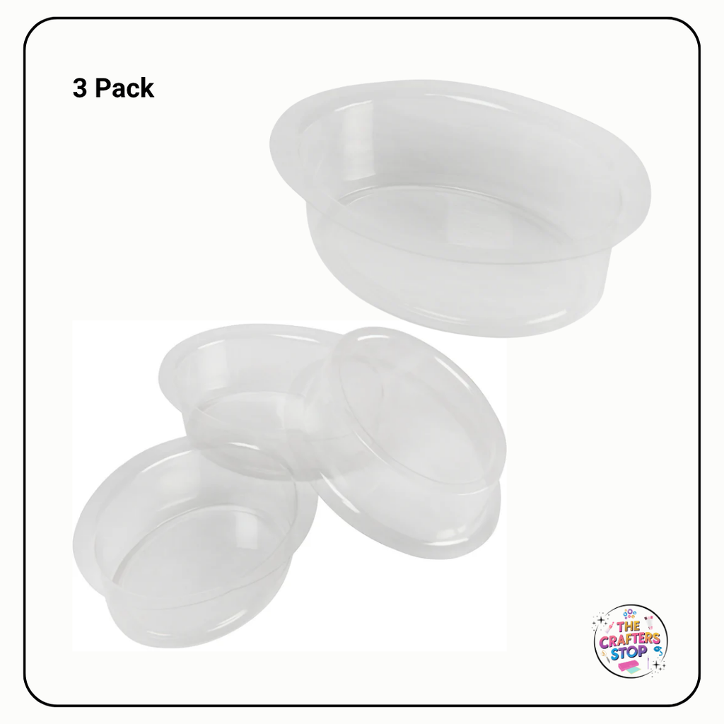 3 Pack of Soap Moulds (3 Different Shapes)