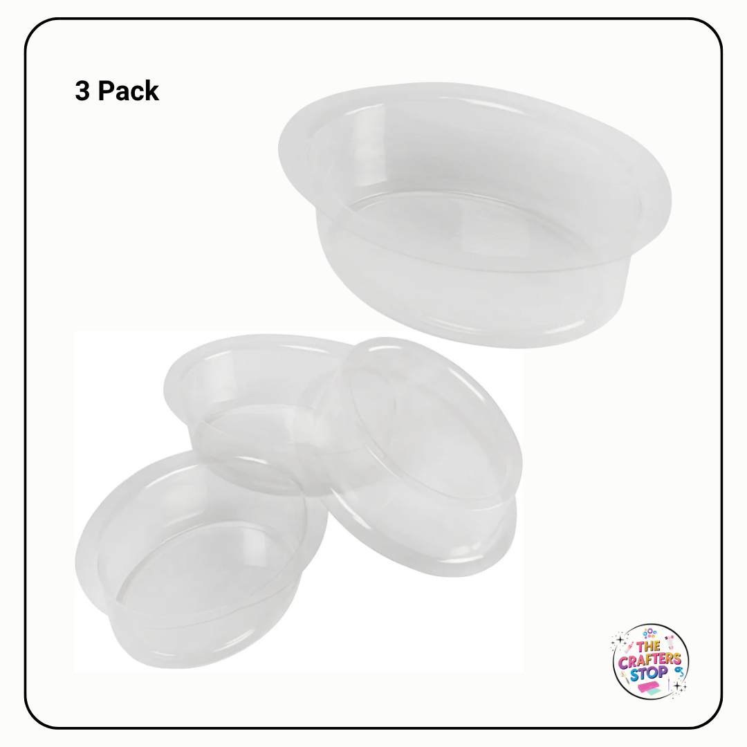 3 Pack of Soap Moulds (3 Different Shapes)