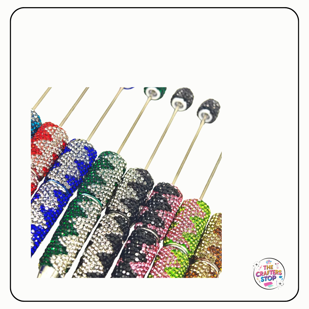 Bling Rhinestone DIY Beadeable Pens (Zig Zag)