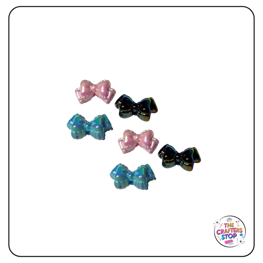 Acrylic Bow Iridescent Beads - Perfect for DIY Pens