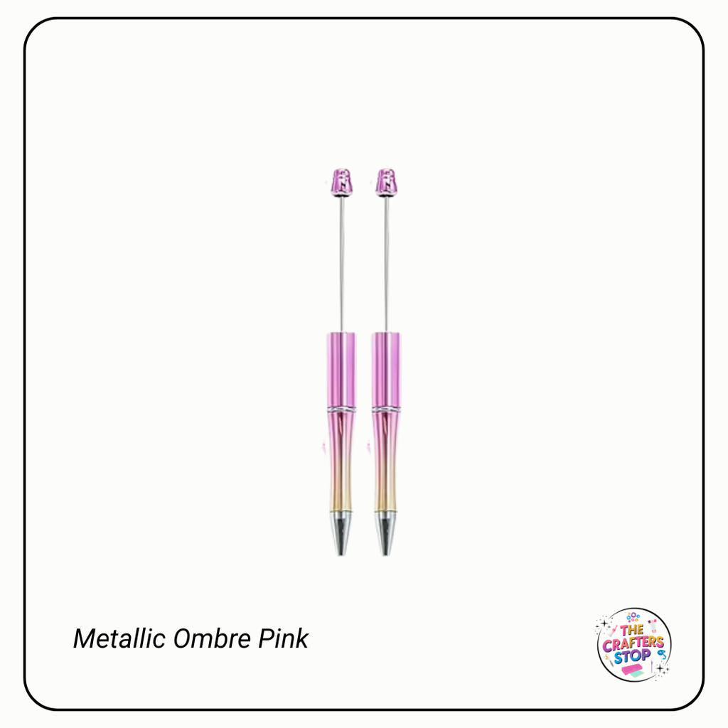 Metallic Chrome DIY Beadeable Pens