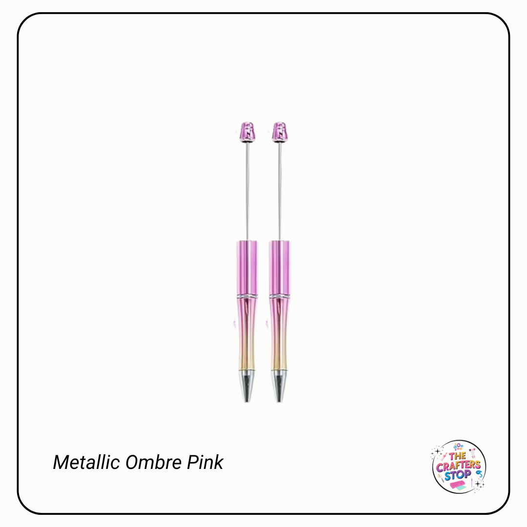 Metallic Chrome DIY Beadeable Pens