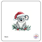 Christmas Koala DTF Iron On Transfers