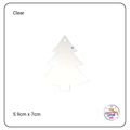 Clear Acrylic Christmas Tree Blank